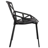 Scaun de bucătărie DecoPrim ST-14 Plastic/ Black photo 4