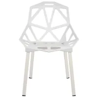 Scaun de bucătărie DecoPrim ST-14 Plastic/ White photo 2