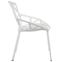 Scaun de bucătărie DecoPrim ST-14 Plastic/ White photo 3