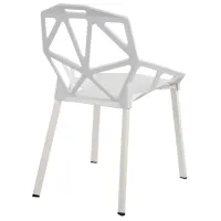 Scaun de bucătărie DecoPrim ST-14 Plastic/ White photo 4