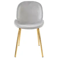 Scaun de bucătărie DecoPrim Roxy Stofă/ Gray Gold photo 2