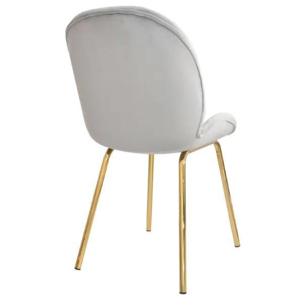 Scaun de bucătărie DecoPrim Roxy Stofă/ Gray Gold photo 3 Scaun de bucătărie DecoPrim Roxy Stofă/ Gray Gold photo 3