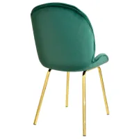 Scaun de bucătărie DecoPrim Roxy Stofă/ Green Gold photo 3