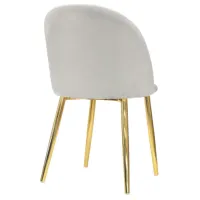 Scaun de bucătărie DecoPrim Maya Stofă/ Gray Gold photo 2
