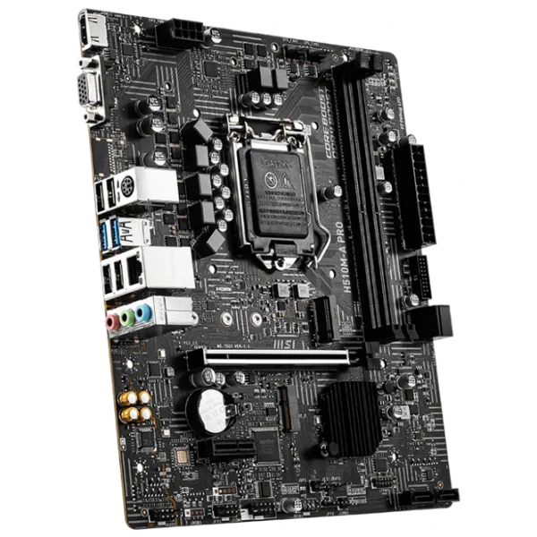 Материнская плата MSI H510M-A PRO mATX/ Intel H510 photo 2 Материнская плата MSI H510M-A PRO mATX/ Intel H510 photo 2