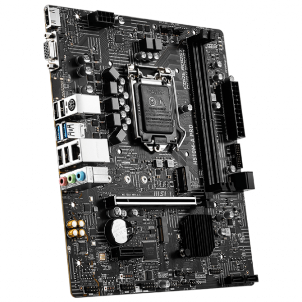 Материнская плата MSI H510M-A PRO mATX/ Intel H510 photo 2 Материнская плата MSI H510M-A PRO mATX/ Intel H510 photo 2