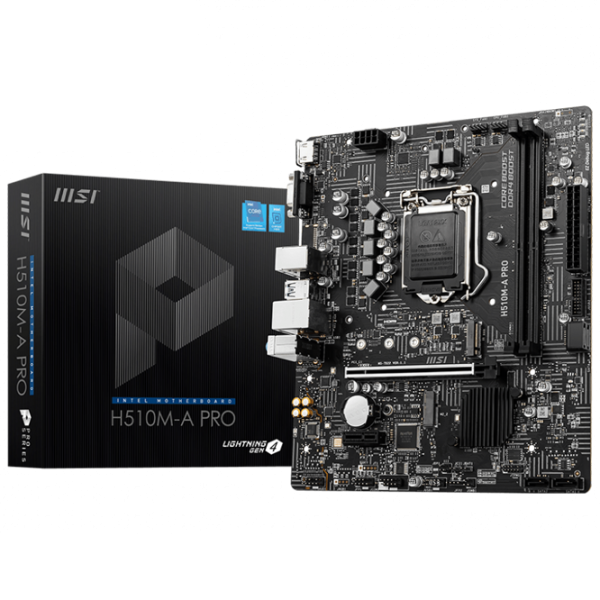 Материнская плата MSI H510M-A PRO mATX/ Intel H510 photo 5 Материнская плата MSI H510M-A PRO mATX/ Intel H510 photo 5