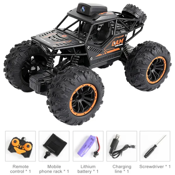 Mașină Lead Honor Cam Cross Country Racing Series LH-C023A 6 km/h / 2.4 GHz / Orange Black photo 5