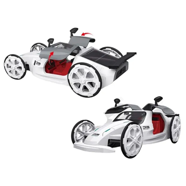 Mașină RC Solar Power Car DIY015 White photo 2