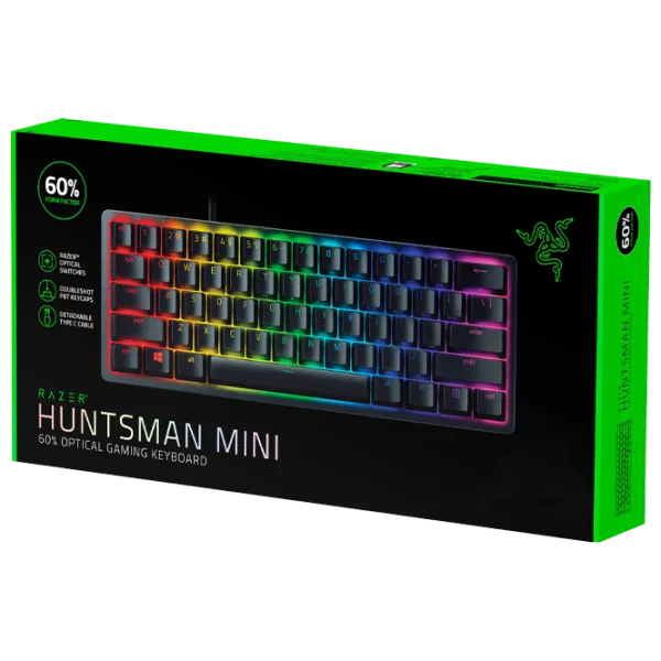 Клавиатура Razer Huntsman Mini Проводная/ Черный photo 4