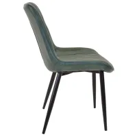 Scaun de bucătărie DecoPrim DC-2007 Piele artificială/ Green photo 3