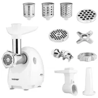Mașină de tocat carne ZELMER ZMM4045 1900 W/ 1.7 kg/ min/ White photo 2