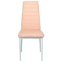 Scaun de bucătărie DecoPrim D-117 Piele artificială/ Pink photo 2