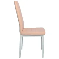 Scaun de bucătărie DecoPrim D-117 Piele artificială/ Pink photo 3
