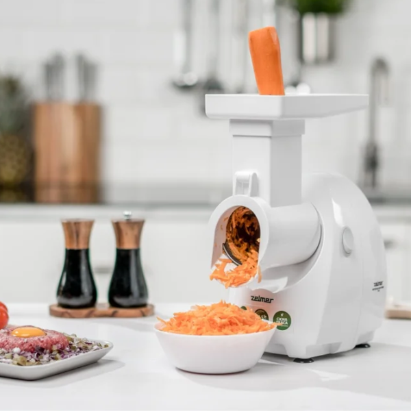 Mașină de tocat carne ZELMER ZMM4048 1900 W/ 2.5 kg/ min/ White photo 4
