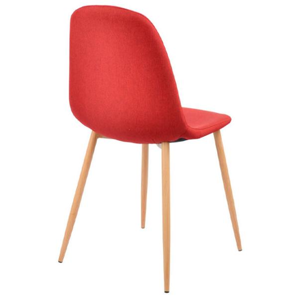 Scaun de bucătărie DecoPrim C-710 Stofă/ Red photo 3 Scaun de bucătărie DecoPrim C-710 Stofă/ Red photo 3