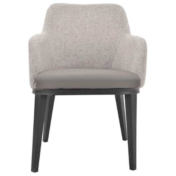 Scaun de bucătărie DecoPrim B-80 Țesătură, piele artificială/ Gray photo 2 Scaun de bucătărie DecoPrim B-80 Țesătură, piele artificială/ Gray photo 2