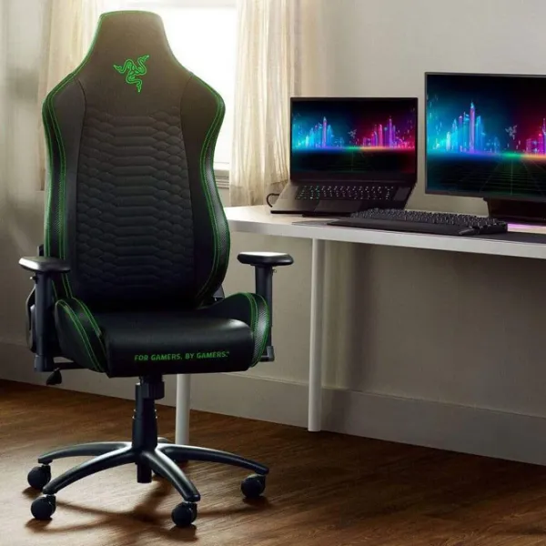 Scaun Gaming Razer Iskur X - XL Green Black photo 5 Scaun Gaming Razer Iskur X - XL Green Black photo 5