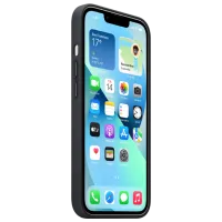 Чехол для смартфона Apple iPhone 13 Apple/ Back/ Кожа/ Midnight Черный photo 2