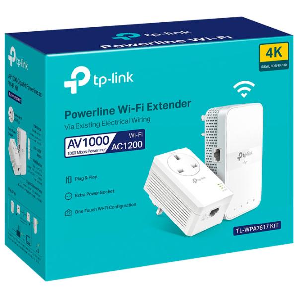 Точка доступа TP-Link TL-WPA7617 Экстендер/ Белый photo 3