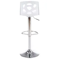 Scaun de bucătărie Halmar Bar H48 Plastic/ White photo 2