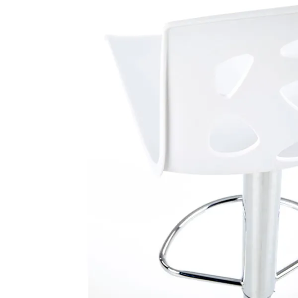 Scaun de bucătărie Halmar Bar H48 Plastic/ White photo 3 Scaun de bucătărie Halmar Bar H48 Plastic/ White photo 3