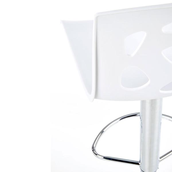 Scaun de bucătărie Halmar Bar H48 Plastic/ White photo 3 Scaun de bucătărie Halmar Bar H48 Plastic/ White photo 3