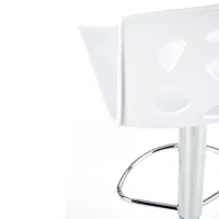Scaun de bucătărie Halmar Bar H48 Plastic/ White photo 3