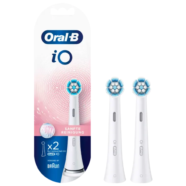Rezervă pentru periuțe de dinți Braun iO Gentle Care Pentru maturi/ White photo 2