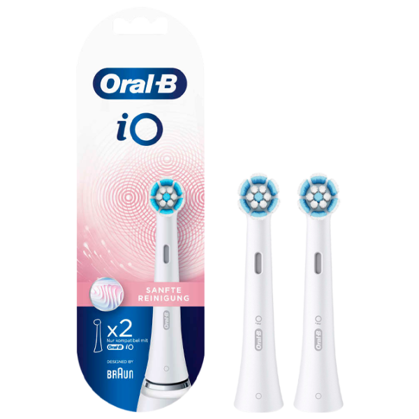 Rezervă pentru periuțe de dinți Braun iO Gentle Care Pentru maturi/ White photo 2