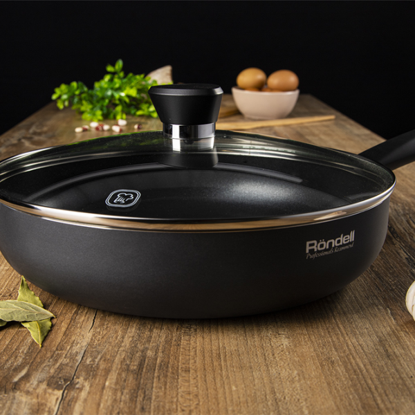 Сковорода Rondell Arabesco RDA-874 Классический / 28 см / Черный photo 5 Сковорода Rondell Arabesco RDA-874 Классический / 28 см / Черный photo 5