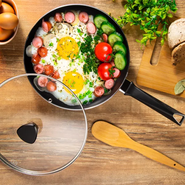 Сковорода Rondell Arabesco RDA-874 Классический / 28 см / Черный photo 6 Сковорода Rondell Arabesco RDA-874 Классический / 28 см / Черный photo 6