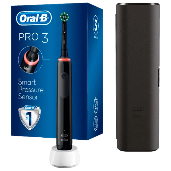 Periuță de dinți electrică Braun Pro 3 3500 2D/ Black photo 2 Periuță de dinți electrică Braun Pro 3 3500 2D/ Black photo 2