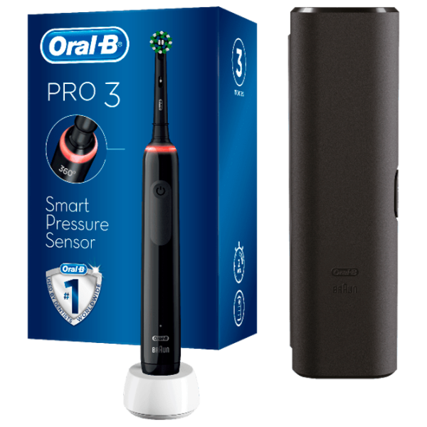 Periuță de dinți electrică Braun Pro 3 3500 2D/ Black photo 2 Periuță de dinți electrică Braun Pro 3 3500 2D/ Black photo 2