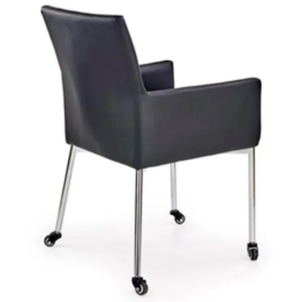 Кухонный стул Halmar K256 Искусственная кожа/ Черный photo 2 Кухонный стул Halmar K256 Искусственная кожа/ Черный photo 2