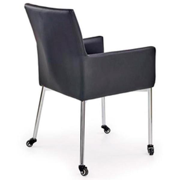 Кухонный стул Halmar K256 Искусственная кожа/ Черный photo 2 Кухонный стул Halmar K256 Искусственная кожа/ Черный photo 2