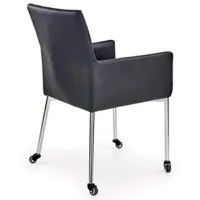 Scaun de bucătărie Halmar K256 Piele artificială/ Black photo 2