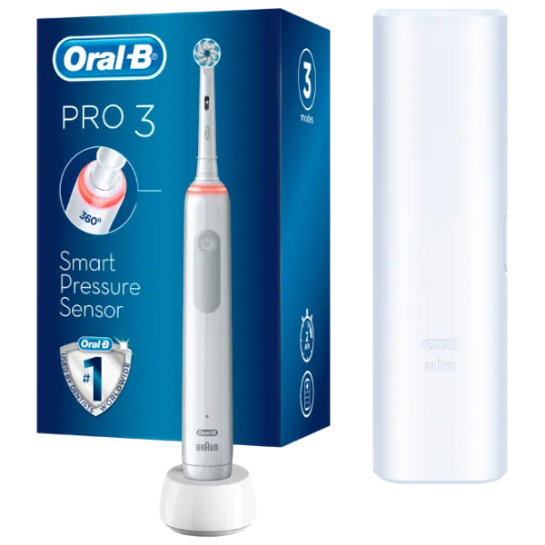 Periuță de dinți electrică Braun Pro 3 3500 3D/ White photo 3
