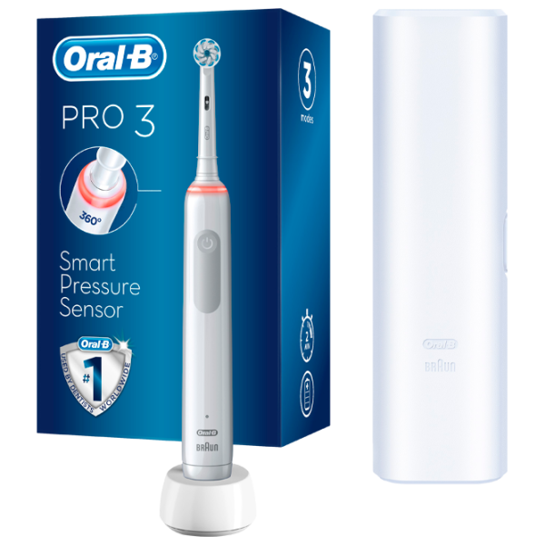 Periuță de dinți electrică Braun Pro 3 3500 3D/ White photo 3