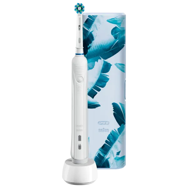 Зубная электрощетка Braun PRO 750 Cross Action 3D/ Белый photo 2 Зубная электрощетка Braun PRO 750 Cross Action 3D/ Белый photo 2