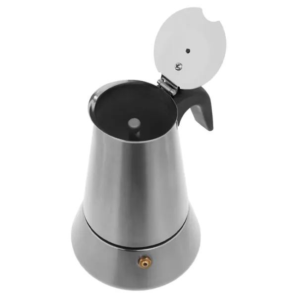 Cafetieră gheizer Ghidini Pezzetti 0.3l / Oțel inoxidabil /3 / Inox photo 2 Cafetieră gheizer Ghidini Pezzetti 0.3l / Oțel inoxidabil /3 / Inox photo 2