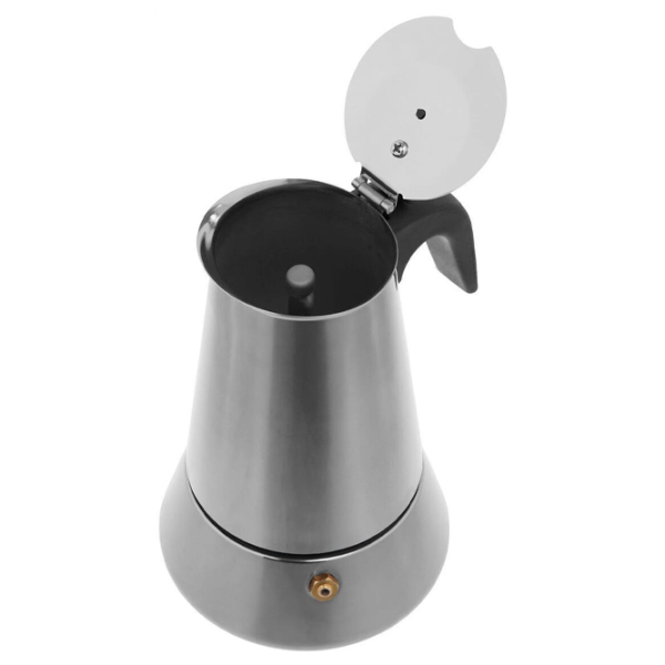 Cafetieră gheizer Ghidini Pezzetti 0.3l / Oțel inoxidabil /3 / Inox photo 2 Cafetieră gheizer Ghidini Pezzetti 0.3l / Oțel inoxidabil /3 / Inox photo 2