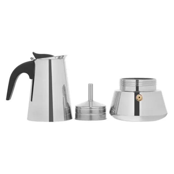 Cafetieră gheizer Ghidini Pezzetti 0.3l / Oțel inoxidabil /3 / Inox photo 3 Cafetieră gheizer Ghidini Pezzetti 0.3l / Oțel inoxidabil /3 / Inox photo 3