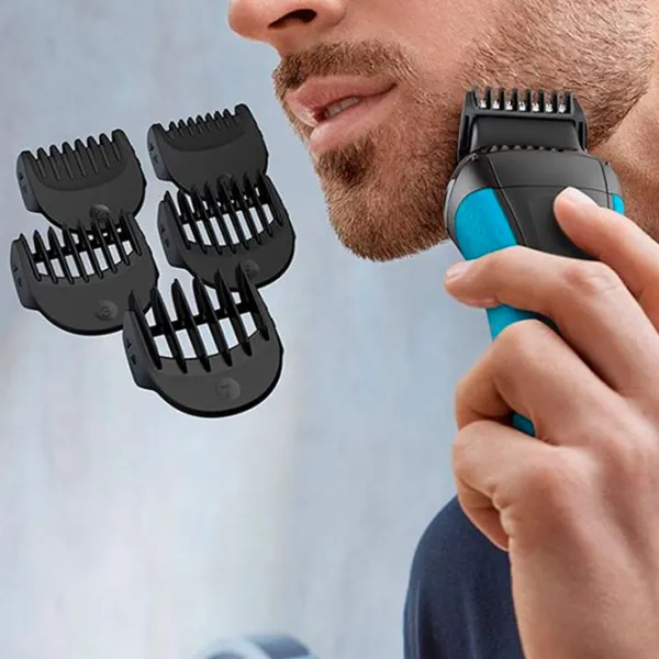 Бритва электрическая Braun Series 3 3010bt Wet&Dry Black Синий Черный  photo 4