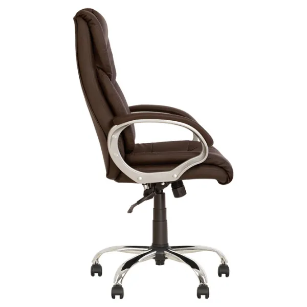 Fotoliu de birou Nowy Styl Morfeo Chrome Piele artificială/ Brown photo 3