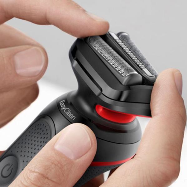 Aparat de ras electric Braun Series 50-R1200s Red Black  photo 5