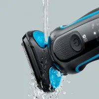 Aparat de ras electric Braun Series 50-B1000s Blue Black photo 3