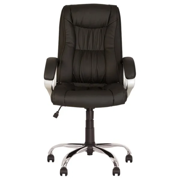 Fotoliu de birou Nowy Styl Elly Chrome Piele artificială/ Black photo 2 Fotoliu de birou Nowy Styl Elly Chrome Piele artificială/ Black photo 2