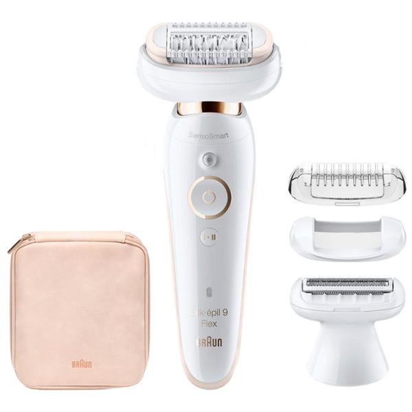 Эпилятор Braun SES 9002 3D Сухая/ Влажная/ Золотой Белый photo 4