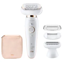 Эпилятор Braun SES 9002 3D Сухая/ Влажная/ Золотой Белый photo 4